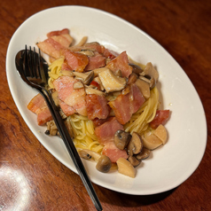 おつまみペペロンチーノパスタ