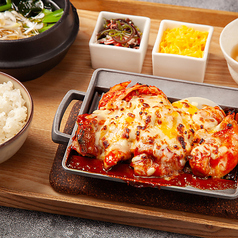 チーズタッカルビ定食/Cheese dakgalbi set