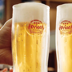 オリオンビールをはじめ、ドリンク類豊富にご用意◎