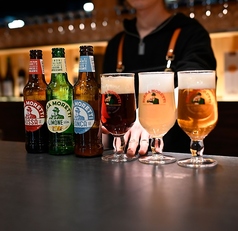 産地と味にこだわったクラフトビールを豊富にご用意◎