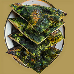 ほうれん草　ナン