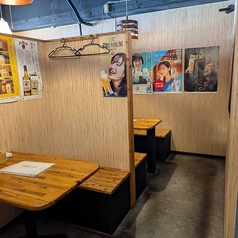 店内貸切は35名様～受付。日時、プランなどお気軽にご相談ください。