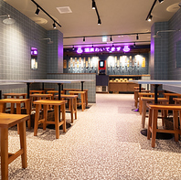 広々空間で、少人数様から団体様まで宴会利用にも◎！