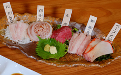鯨の刺身５種盛り（2人前）
