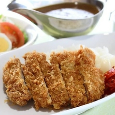 米豚のロースカツ特製 カツカレー ミニサラダ・スープ付