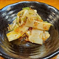 自家製ラー油の辛ねぎメンマ