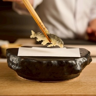 当店ではお鮨だけではなく天ぷらも名物です。