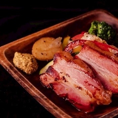 厚切りベーコンのソテー