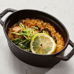 牡蠣のSTAUB飯