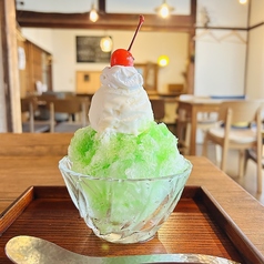 メロンクリームかき氷