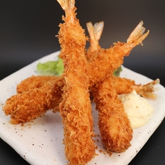 特大エビフライ定食