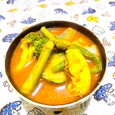 野菜チキンスープカレー
