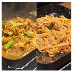 名物けいちゃん焼きで宴会