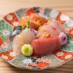 お造り五種盛り(二人前から)