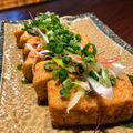 料理メニュー写真&nbsp;★【新潟名物】炭火焼き栃尾揚げ(薬味盛り)