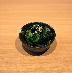 自家製ほうれん草ナムル