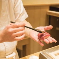 経験豊富な職人が握る絶品鮨！