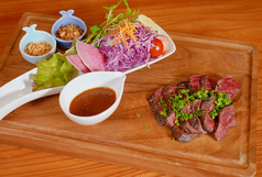 鯨のロースト炭火焼き