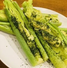 蒸し皮付きヤングコーン(青のりバター醤油)