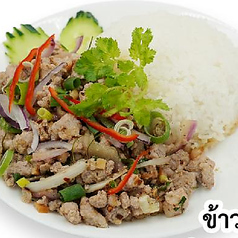 カオパットムー/クン (タイ風チャーハン豚/エビ)