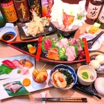 宴会コースは全て個々盛り！個室で個々盛り、ゆっくりとおくつろぎ頂けます。