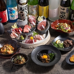 【満足！マグロ尽くしコース】飲み放題付きプラン⇒5,000円（税込）の写真