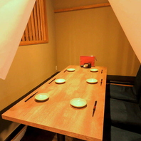 半個室はプライベートな宴会に！仕事終わりの宴会にも◎