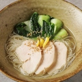 料理メニュー写真&nbsp;富獄若鶏の柚子塩そうめん