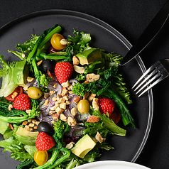 ケールと菜の花のサラダ