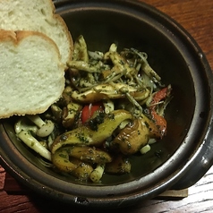 塩鱈と茸のパセリオイル煮