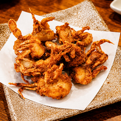 蟹の唐揚げ