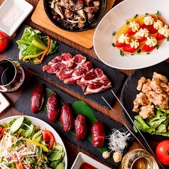 レトロ肉バル炙りやんのコース写真