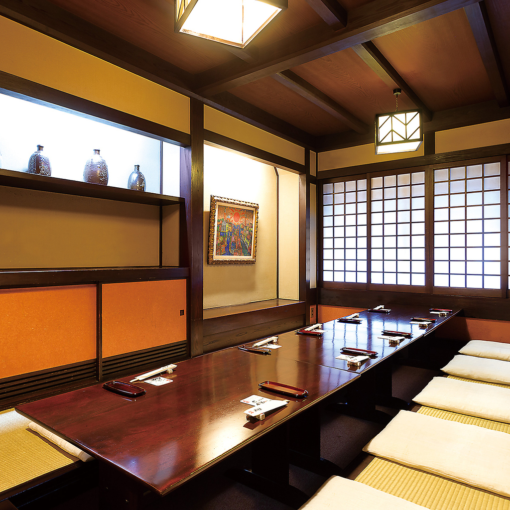 掘り炬燵個室20人～32人(1部屋)ご宴会にお薦めのお部屋。