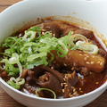 料理メニュー写真&nbsp;韓国風すじ煮込み(トッポギ入り)