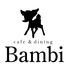 cafe&dining バンビ Bambi 河原町三条ロゴ画像