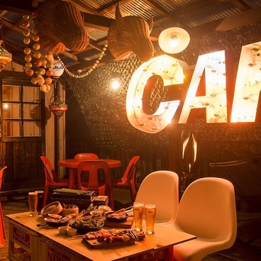 天文館店ビアガーデンの雰囲気1