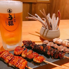 串や焼き鳥などのおつまみから〆まで◎