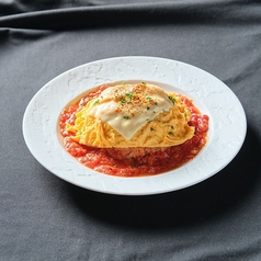 オムライス 炙りチーズのせ