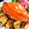 料理メニュー写真 渡り蟹のネギソース