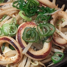 イカの鉄板バター醤油焼き