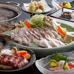 特撰鯛出汁しゃぶしゃぶと黒毛和牛陶板焼きコース