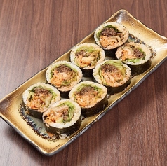 和牛プルコギキムチキンパ/和牛プルコギチャンジャキンパ/サーモンユッケキンパ～卵黄ディップ～