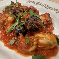 本日のアテの海鮮アラビアータ