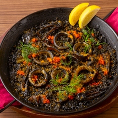 イカ墨パエリア