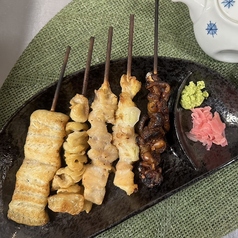 串焼5種盛(タレor塩)