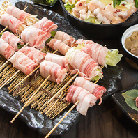 国産素材と自家製タレで味わう炭火焼きの魅力◎