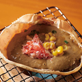 料理メニュー写真&nbsp;魚ます名物！蟹みその甲羅焼き