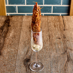 本気のエビフライダイブ