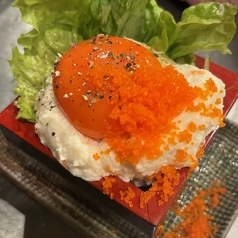 大人の月見ポテサラ