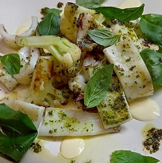 水イカの香草バター焼き